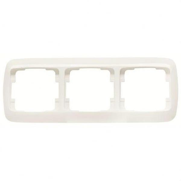 NIESSEN 8273.1 BA Marco de 3 elementos horizontales Arco básico blanco alpino