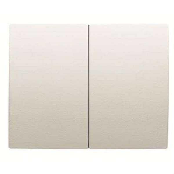NIESSEN 8411 BL Tecla doble interruptor conmutador Olas blanco jazmín