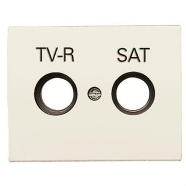 NIESSEN 8450.1 BL Tapa toma TV-R/SAT Olas blanco jazmín