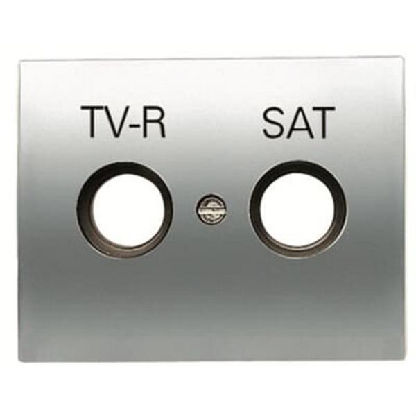 NIESSEN 8450.1 TT Tapa toma TV-R/SAT Olas titanio