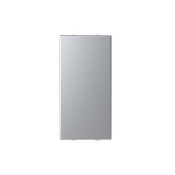 NIESSEN N2100 PL Tapa ciega con 1 módulo Zenit plata