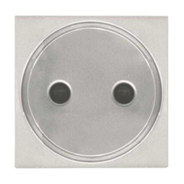 NIESSEN N2203 PL Base de enchufe 2P europea Zenit plata