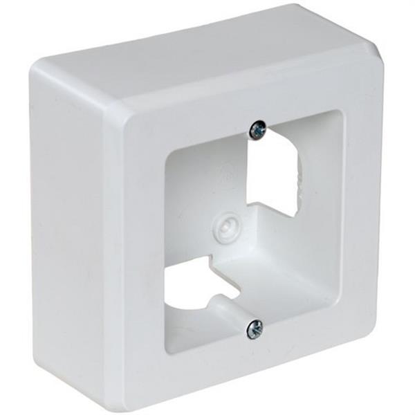 SOLERA 91 Zócalo superficie con 1 elemento 94x96x43mm blanco