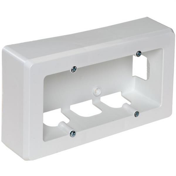 SOLERA 92 Zócalo superficie con 2 elementos 165x96x43mm blanco