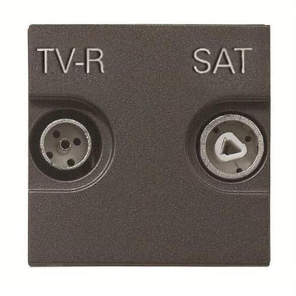 NIESSEN N2251.7 AN Toma TV-R/SAT final Zenit antracita