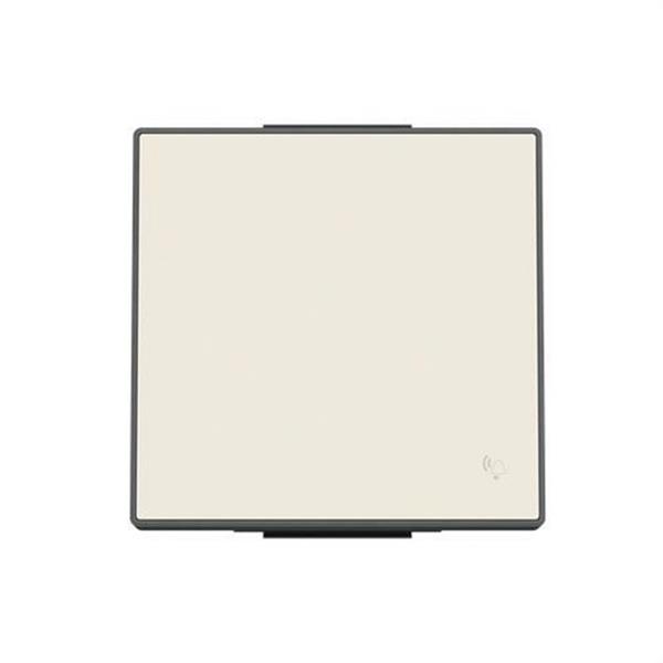 NIESSEN 8504 BL Tecla pulsador con símbolo timbre Sky Niessen blanco