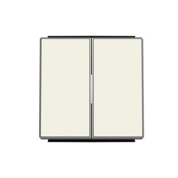 NIESSEN 8511 BL Tecla doble interruptor conmutador Sky Niessen blanco