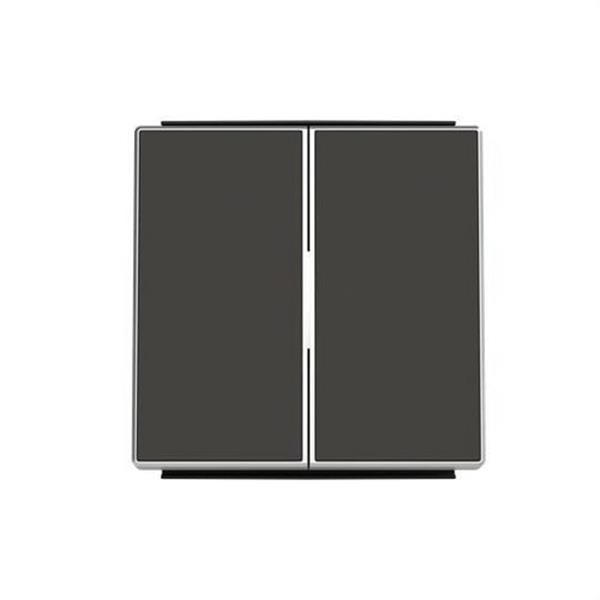 NIESSEN 8511 NS Tecla doble interruptor conmutador Sky Niessen negro soft