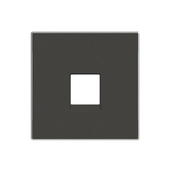 NIESSEN 8517 NS Tapa toma de teléfono/informática Sky Niessen negro soft