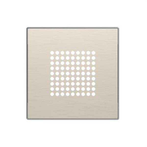 NIESSEN 8529 AI Tapa timbre/altavoz/zumbador Sky aluminio