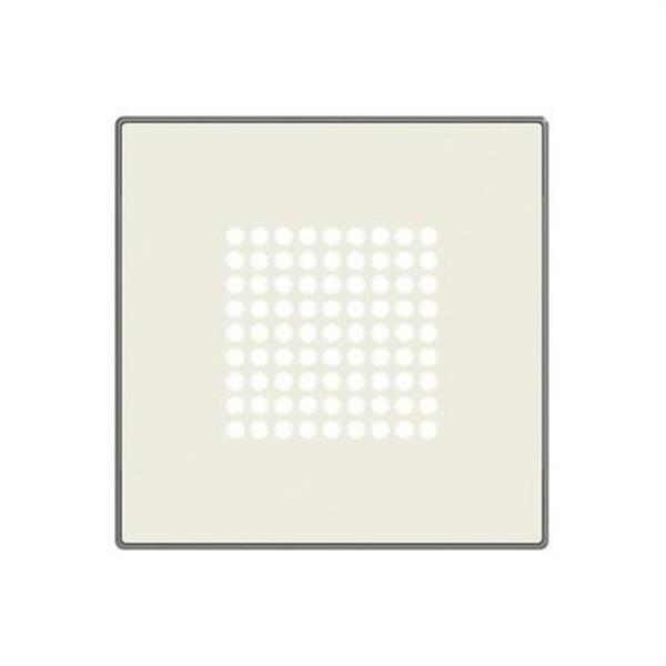 NIESSEN 8529 BL Tapa timbre/altavoz/zumbador Sky blanco