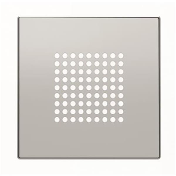 NIESSEN 8529 PL Tapa timbre/altavoz/zumbador Sky plata