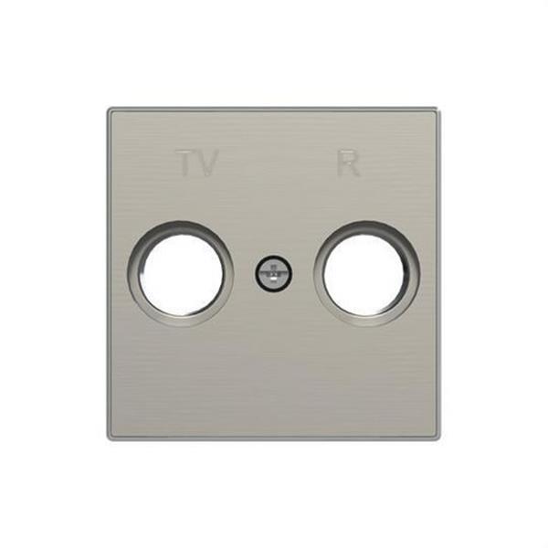 NIESSEN 8550 AI Tapa toma TV/R Sky Niessen acero inoxidable