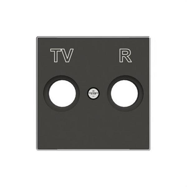NIESSEN 8550 NS Tapa toma TV/R Sky Niessen negro soft