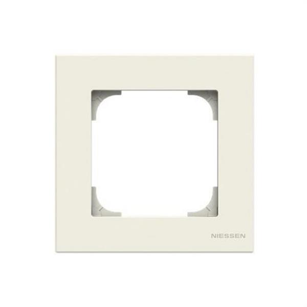 NIESSEN 8571 BL Marco de 1 elemento Sky Niessen blanco soft