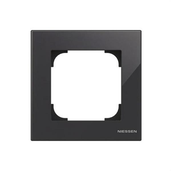 NIESSEN 8571 CN Marco de 1 elemento Sky Niessen cristal negro