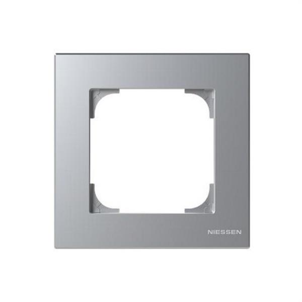NIESSEN 8571 PL Marco de 1 elemento Sky Niessen plata
