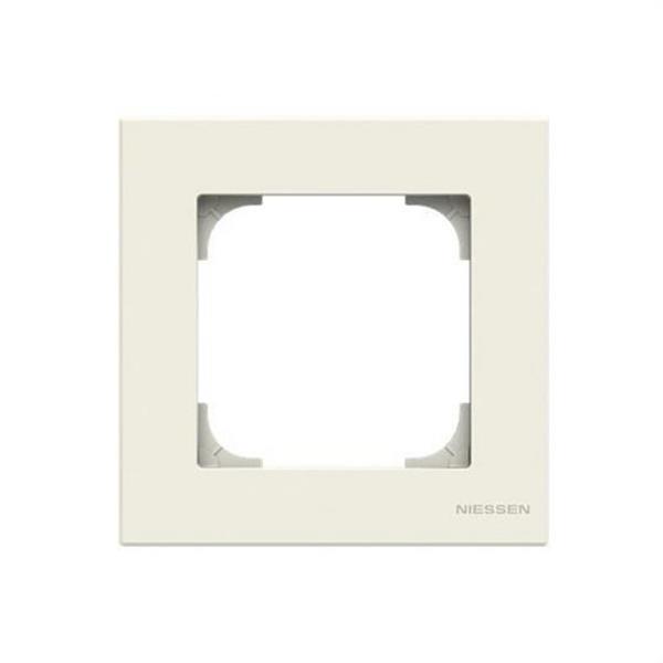 NIESSEN 8571.1 BL Marco básico 1 elemento Sky Niessen blanco soft