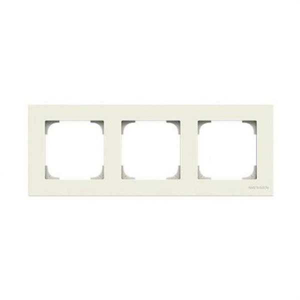 NIESSEN 8573.1 BL Marco básico de 3 elementos Sky Niessen blanco soft
