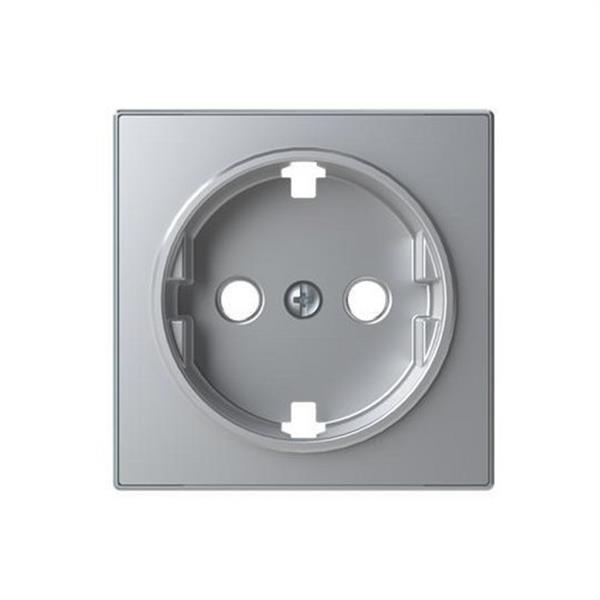 NIESSEN 8588 PL Tapa base enchufe Schuko TT lateral Sky Niessen plata