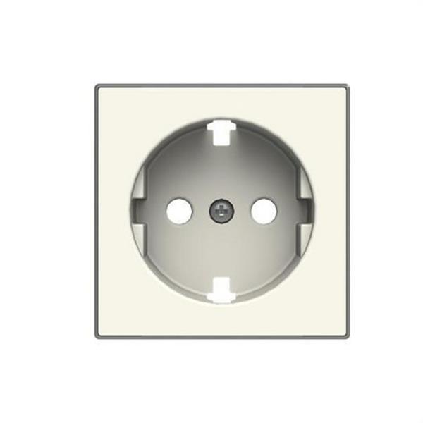 NIESSEN 8588.9 BL Tapa base enchufe Schuko plano Sky Niessen blanco