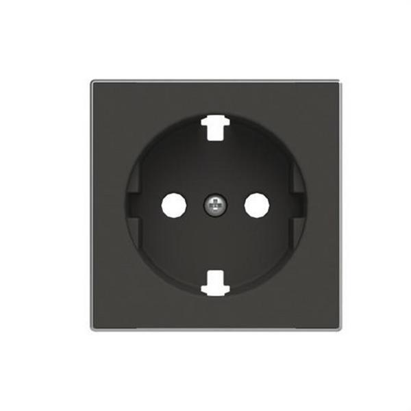 NIESSEN 8588.9 NS Tapa base enchufe Schuko plano Sky Niessen negro soft