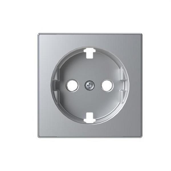 NIESSEN 8588.9 PL Tapa base enchufe Schuko PTANO Sky plata