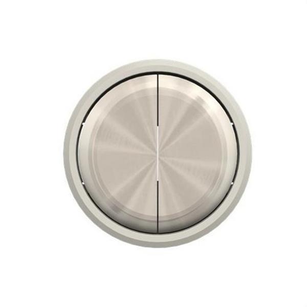 NIESSEN 8611 CR Tecla doble interruptor conmutador Skymoon cromo