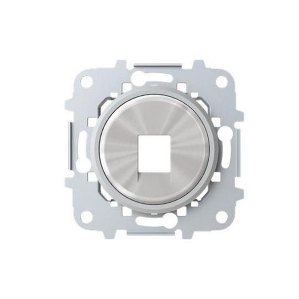 NIESSEN 8618.1 CR Tapa 1 conector teléfono informática Skymoon cromo