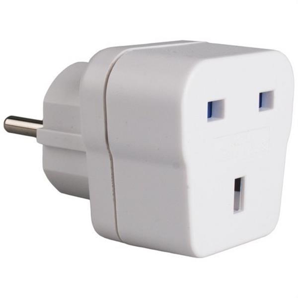SOLERA AV1 Adaptador viaje schuko /ingles 16A 250V