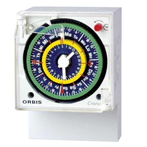 ORBIS OB051023 Interruptor horario analógico CRONO QRS 230V