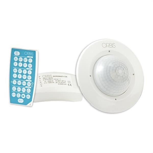 ORBIS OB134512 Detector de presencia DICROMAT+CR programable con mando a distancia