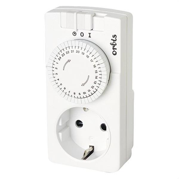 ORBIS OB162432 Interruptor horario analógico enchufable DOMO S 230V