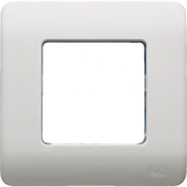 BJC 16001 Placa 2 elementos con garras y bastidor Sol Teide en blanco