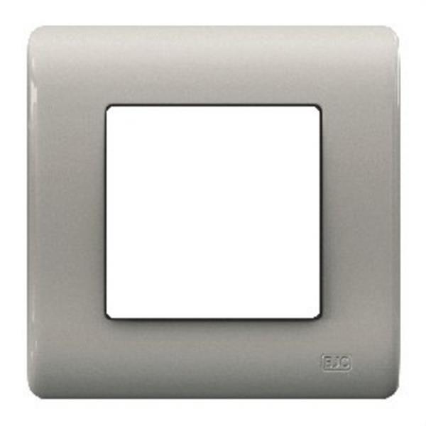 BJC 16001-PL Placa 2 elementos con bastidor Sol Teide en plata