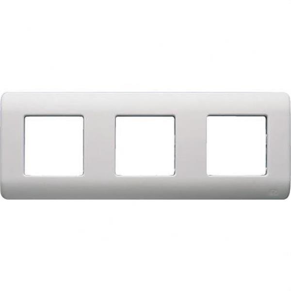 BJC 16003 Placa 6 elementos con garras y bastidor Sol Teide en blanco
