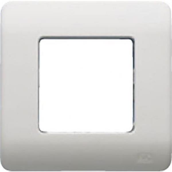 BJC 16311 Placa 2 elementos sin garras y con bastidor Sol Teide en blanco
