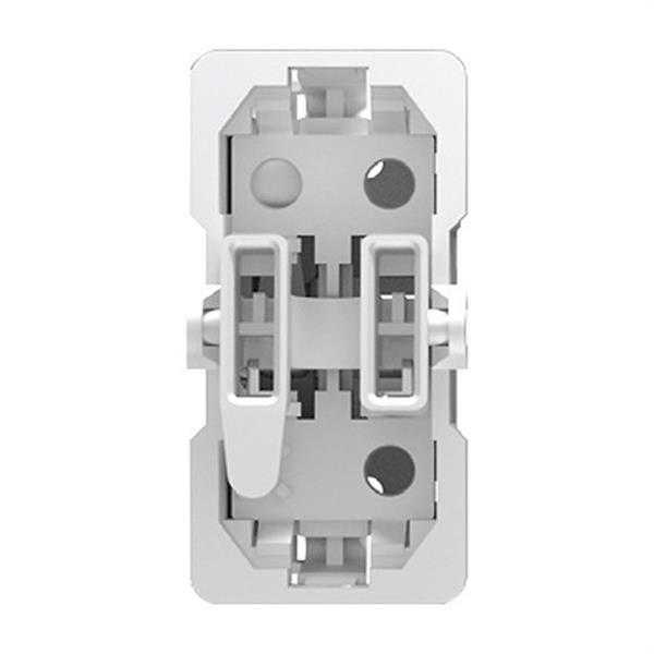 Interruptor Doble De Persianas 10A Blanco Polar BJC VIVA 23569