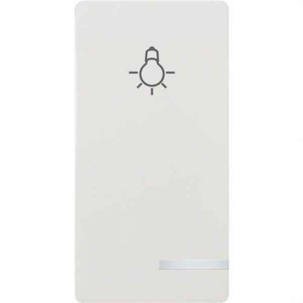 BJC 16717 Tecla pulsador luz estrecho Sol Teide en blanco
