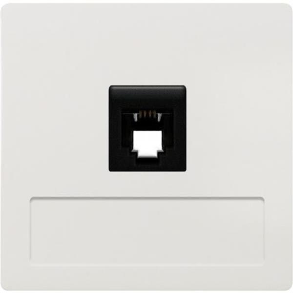 BJC 17095 Toma conector H 8 vías RJ45 en blanco tapa ancha para placas bjc Sol de 1 elemento