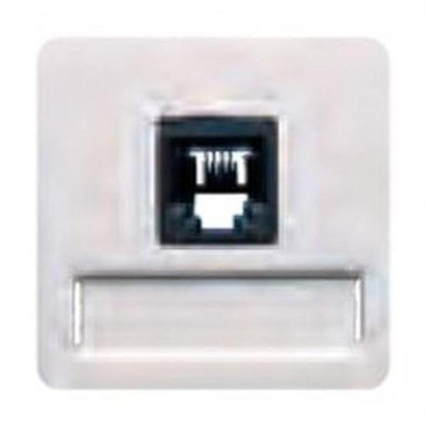 BJC 17095-M Toma conector H 8 vías RJ45 en caoba tapa ancha para placas bjc Sol de 1 elemento