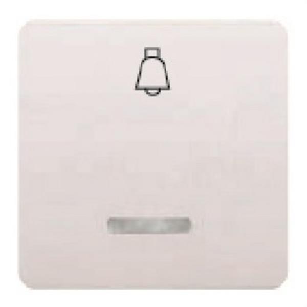 BJC 17716-L Tecla pulsador timbre luminoso ancha Sol Teide en blanco