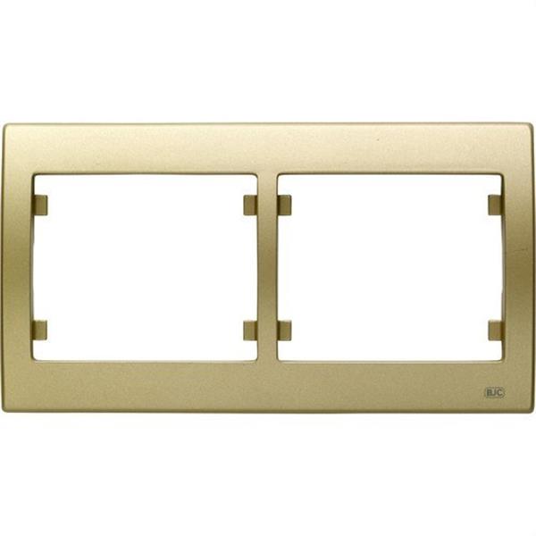 BJC 18002-OD Marco 2 elementos horizontal serie Iris en dorado odisea