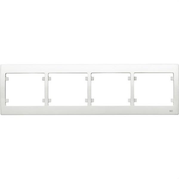 BJC 18004 Marco 4 elementos horizontal serie Iris en blanco