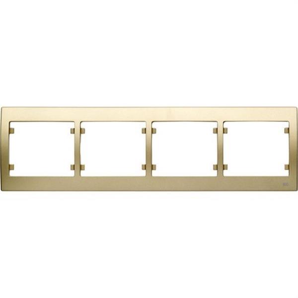 BJC 18004-OD Marco 4 elementos horizontal serie Iris en dorado odisea