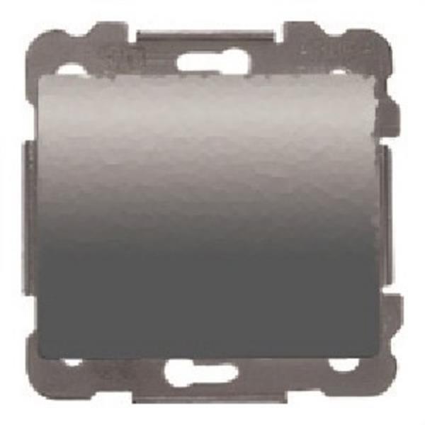 BJC 18033-AN Tapa ciega serie Iris en acero neptuno