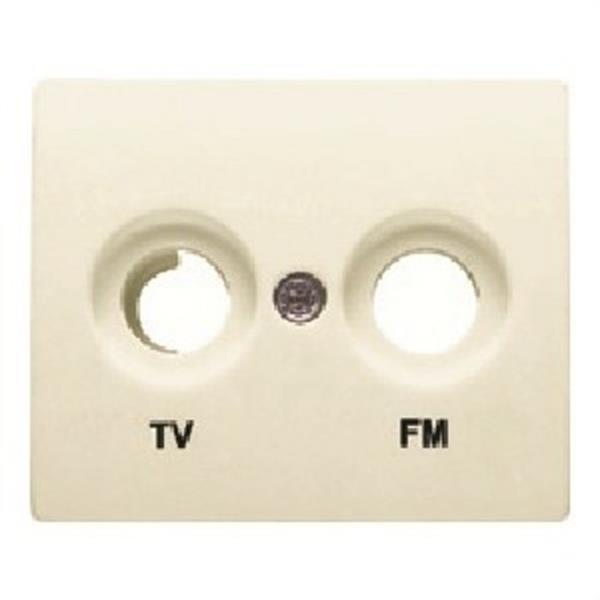 BJC 18330-A Tapa para tomas TV-FM serie Iris en beige