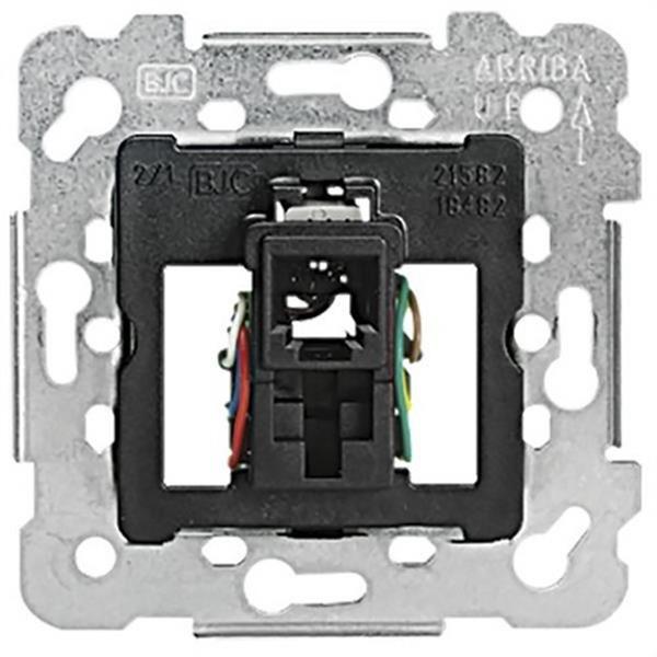 BJC 18482 Toma teléfono 6 vías RJ11 serie Iris para bases de acceso terminal en redes de telefonía bá