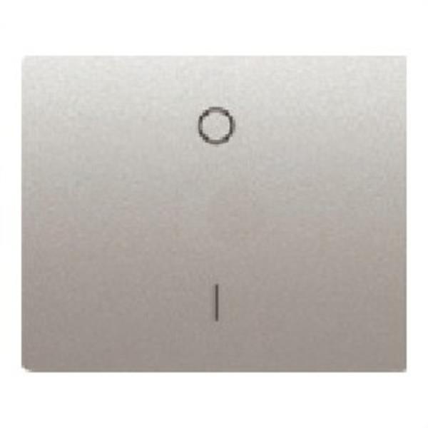 BJC 18708-MA Tecla interruptor bipolar serie Iris en aluminio mercurio
