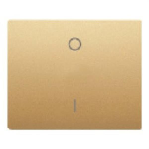 BJC 18708-OD Tecla interruptor bipolar señalización serie Iris en dorado odisea